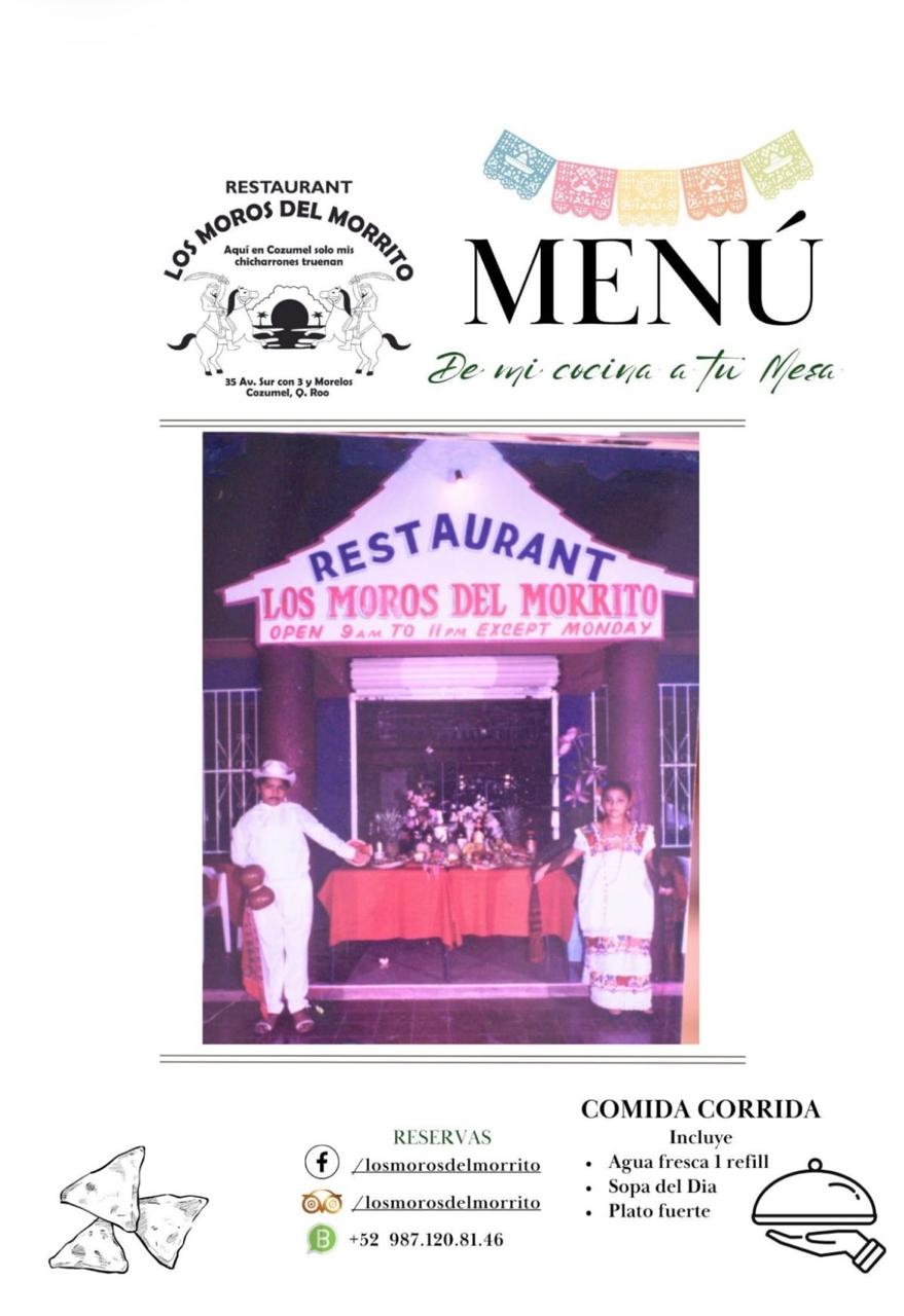 Portada del menú